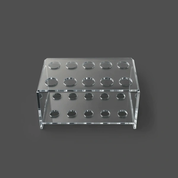 Штатив лабораторный на 10 гнезд для пробирок диаметром до 16 мм